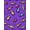 Purple, Pattern 3, variant on ODIKA 8'x10' Machine Washable Non-Slip Area Rug, Vibrant Caravan ABC Educational Highway Road Map High Traffic Rug, Green, 694218
