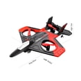 thumbnail image 4 of Dispositivo inteligente remoto Irfora Avión RC con cámara 480P 2.4GHz RC Plane Gliding Aircraft Flight Toys para adultos Niños Niños con función 360 ° Tumbling One Key Return 2 Batería Irfora Dispositivo inteligente remoto, 4 of 7
