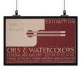 thumbnail image 2 of Print: Exhibition - Oils & Watercolors, Federal Art Gallery Federal Art, 2 of 4