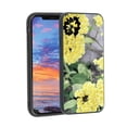 thumbnail image 1 of Compatible with iPhone X Phone Case, Yellow-Flowers-300 Case Men Women, Flexible Silicone Shockproof Case for iPhone X, 1 of 1