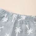 thumbnail image 7 of REDARER Boys Cotton Muslin Tree Print Shirt & Shorts, 2-Piece Casual Beachwear Set,18-24 Months, 7 of 7