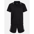 thumbnail image 5 of Athletic Works Men's and Big Men's Modern Tennis Polo Shirt, Sizes XS-3XL, 5 of 5