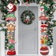 thumbnail image 4 of Decoración de Muñeco de Nieve Yuarrent Cartel de Puerta Respetuoso con el Medio Ambiente Estilo C, 4 of 6
