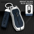 thumbnail image 4 of For Xpeng Xiaopeng B 4 buttons key case P5 P7 G9 G3i Remote Keyless Accessories Zinc alloy+leather Car Key Cover Case, 4 of 28