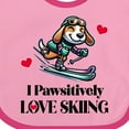 thumbnail image 4 of Inktastic Skiing Beagle Puppy Skier Boys or Girls Baby Bib, 4 of 4