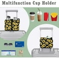 thumbnail image 5 of Luggage Cup Holder for Suitcases Travelers Accessories Carry on with Cup Holder Airplane Attachment Drinks Carrier Magic Tape Cup Portable Holder for Luggage Hold Two Coffee Mugs, 5 of 6
