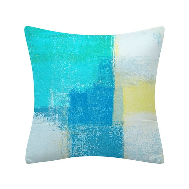 2 Pcs Abstract Pillowcase Throw Pillow Case Sofa Seater, 45*45cm #25