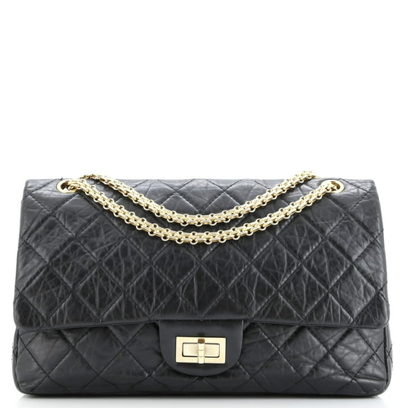 Pre-Owned CHANEL Reissue 2.55 Flap Bag Quilted Aged Calfskin 227 By Rebag