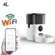 thumbnail image 1 of Surrunme Remote Visibility Feeder Timing Automatic For Cat Dog WiFi Intelligent Pet Smart Food Dispenser Camera Voice Recorder ShopWise Round, 1 of 11