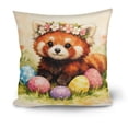 thumbnail image 4 of Easter Pillow Covers for Decorative Throw Pillows for Men Women 18X18 Inch Blank White Polyester Pillowcase for Drawing, 4 of 5