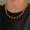 Gold, variant on 7"-40" Fashion Stainless Steel Round Ball Chain Men Necklace Bracelet 8/10/12mm-Gold-12mm-24 inch necklace