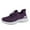 Purple, variant on Womens Walking Shoes Slip On Lightweight Memory Foam Cheer Sneakers for Tennis Gym Running Workout Yoga Lightweight Walking Shoes Breathable Comfortable Mom Shoes