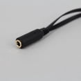 thumbnail image 4 of Cable adaptador PATKAW de 3,5 mm hembra a macho para micrófono. Cable de audio de 3,5 mm para altavoces y auriculares (negro)., 4 of 4