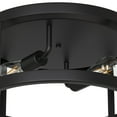 thumbnail image 4 of 2-Light Drum Celling Light,Industrial Black Style Flush Mount for Living Room, Bedroom, Study, Corridor, 4 of 5