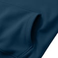 thumbnail image 6 of BVOFAR Mens Hooded Sweatshirt Winter Fleece Full Zip Jackets Quarter Zip Pullover Long Sleeve Outerwear with Multi Pockets Navy XXXL, 6 of 7