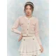 thumbnail image 1 of Deeptown Korean Fashion Pink Cropped Cardigan Women Kpop Sweet Girl Knitted Sweater Bow Coquette Aesthetic Long Sleeve Tops New, 1 of 5