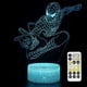 thumbnail image 1 of Superhero 3D Night Light, Spiderman Toys for Boys, Funny Men, 1 of 5