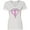 AA-White, variant on Inktastic Breast Cancer Awareness with Pink Ribbon Heart Women's V-Neck T-Shirt