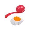thumbnail image 2 of Juego de carreras de huevos y cucharas, juego de carnaval, juego divertido al aire libre, juguete interactivo para padres e hijos, favores de fiesta, Rojo CUTICAT Juego de relevo de huevo y cuchara, 2 of 8