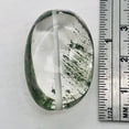 thumbnail image 4 of Lodalite Quartz Oval Pendant Bead | 30x21x14 mm | Clear Included | 1 Bead |, 4 of 12