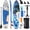 Purple, variant on Garvee 11ft Inflatable Stand up Paddle Boards with Premium SUP Accessories, Brown & Blue