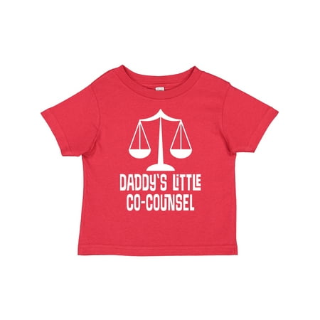 

Inktastic Lawyer Daddys Little Co Counsel Gift Toddler Boy or Toddler Girl T-Shirt