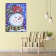 thumbnail image 3 of Cuadros Decorativos 5D DIY forma especial diamante pintura muñeco de nieve punto de cruz Craft Kit decoración del hogar Tmvgtek embutido en tela, 3 of 9