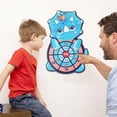thumbnail image 3 of Cartoon Dart Board Games For Simple Operation Kids Board Games Kit With 3 Sticky Balls And Hook Classic Toys Set For Children Kid Type 2, 3 of 9