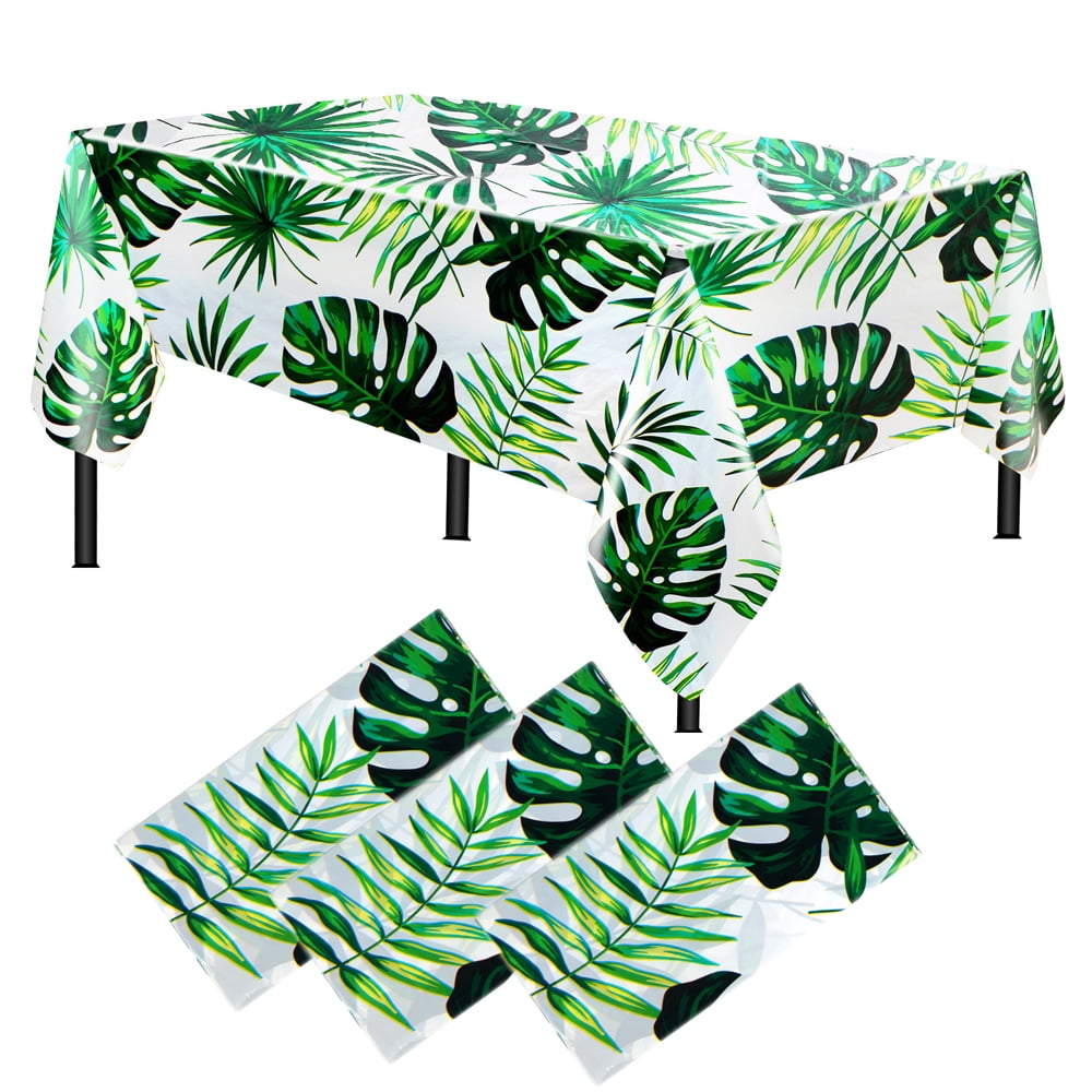 Waterproof Vinyl Tablecloths, Heavy Duty Oil Proof Spill Proof Plastic