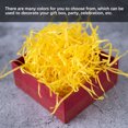 thumbnail image 3 of pitrice Crinkle Paper Raffia Shreds Colorful Boxes Filling Material DIY Packaging Confetti Wedding Party Greeting Tissue Accessories Yellow, 3 of 6