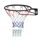 thumbnail image 5 of Portería de baloncesto perfecl 45cm aro montado en la pared Con red para parque de juegos deportivos, 5 of 8