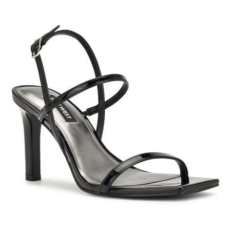 Nine West Olah Women's Heeled Dress Sandals Color: Black Patent Size: 6