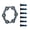 5mm including screws, variant on Electric Scooter Brake Disk Bike Disc Brake Rotor Aluminium Alloy 6 Hole Brake Disc With 6 Screws Easy to Install