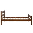 thumbnail image 3 of Twin Size Wood Platform Bed with Headboard and Wooden Slat Support, 3 of 7