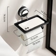 thumbnail image 3 of Porte-serviettes en Papier avec Ventouse, Distributeurs de Rouleaux en Acier Inoxydable, 3 of 6