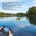 thumbnail image 3 of RC Fishing Bait Boats, GPS Fishing Bait Boat Finder with 99 Locate Points, Auto Return, 1968ft Range, 4 Bait Tanks, for Rivers, Lakes, Offshore Waters, 3 of 7