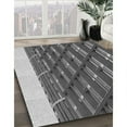 thumbnail image 2 of Ahgly Company Indoor Round Patterned Dark Gray Area Rugs, 7' Round, 2 of 6