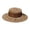 Khaki, variant on YAYUBA Women's Summer Sun Hat With Pearl And Adjustable Tie for Outdoor Beach Vacation Casual Wear,White