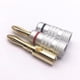 thumbnail image 4 of Seitruly Conectores de altavoz de cobre de alta conductividad, conector Banana de 5mm chapado en oro portátil, piezas de repuesto para Cables de audio/vídeo, 4 of 5