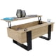 thumbnail image 1 of Mesa de centro elevable minimalista de madera, 1 of 8