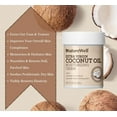 NATUREWELL Extra Virgin Coconut Oil Moisturizing Cream for Face and Body, Lightweight, Intense