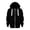 Black, variant on Zip Up Hoodie Kids Boys Girls Solid Color Long Sleeve Sweatshirt Top Toddler Coat&jacket Ski Jacket for 3-11 Years (Black,9-10 Years)