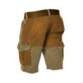 thumbnail image 3 of Men's Pants Clearance, Xunlbb Men's Casual Color Outdoors Pocket Beach Work Trouser Cargo Shorts Pant, 3 of 6