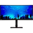 thumbnail image 3 of Lenovo ThinkVision T34w-20 34" WQHD Curved Screen WLED LCD Monitor - 21:9 - Raven Black (61f3gar1us), 3 of 18
