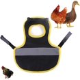 thumbnail image 1 of CHAO Chaleco reflectante de seguridad para pollo, Delantal ajustable para silla de montar de pollo, para aves de corral, accesorios transpirables para delantal de silla de gallina, 1 of 5