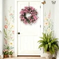 thumbnail image 4 of Spring Wreaths for Outdoors Window Ornaments, House Decorations Front Door Fake Wreath, Hanging Decor Home Outdoor Wreaths for Wall, 4 of 7
