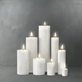 thumbnail image 3 of White Pillar Candles, 3 of 3