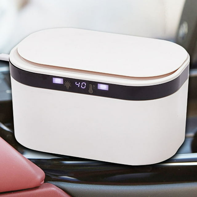 Chauffe-lingette Humide, 3 Modes Réglables Température Constante 24H Chauffe-Linge pour Bébé avec Veilleuse pour Voiture