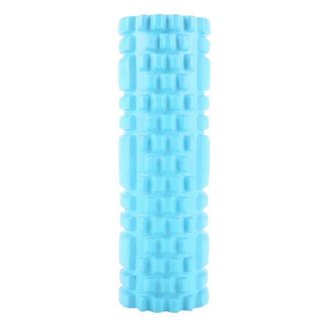 Mini rodillo hueco para yoga, ejercicio, fitness, fisioterapia, columna de masaje para yoga (azul)