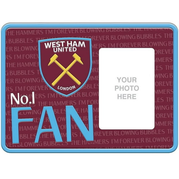 West Ham United Cadre Photo en Métal Embossé FC No. 1